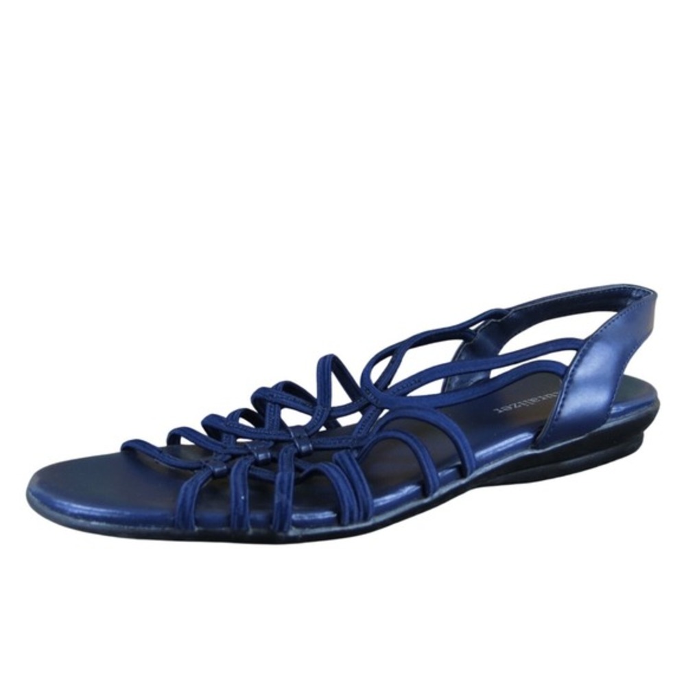 Naturalizer Women Brave Gladiator Blue Synthetic Sz 5.5 Medium Gently Used 2025